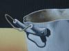 Tegamino cm 30x30 oil on gallery canvas