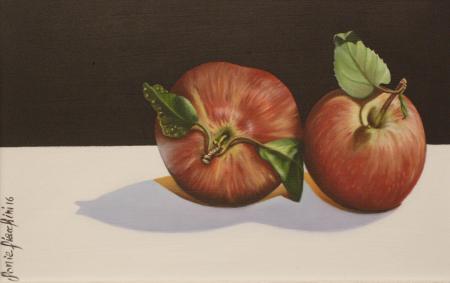 Mele in tavola cm 20x30 oil on board