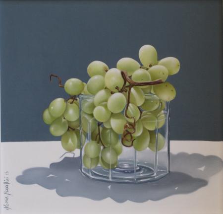 Bicchiere d Uva cm 29x29 oil on board